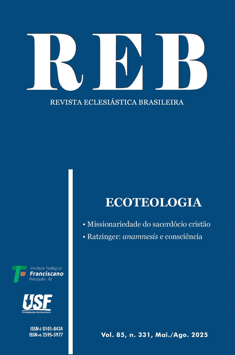 					Visualizar v. 85 n. 331 (2025): Ecoteologia
				