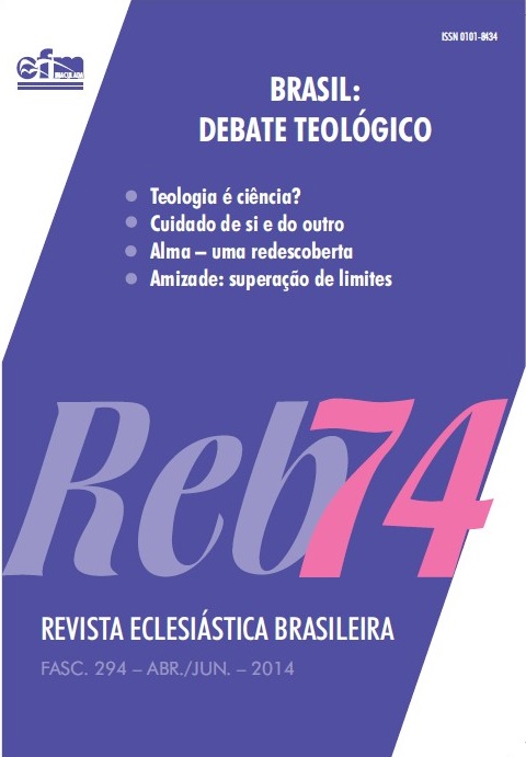 					Visualizar v. 74 n. 294 (2014): Brasil: debate teológico
				