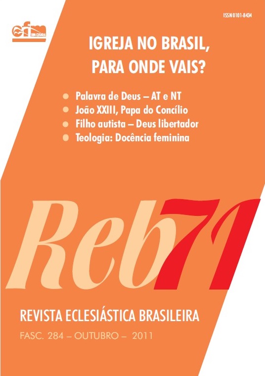 					Visualizar v. 71 n. 284 (2011): Igreja no Brasil, para onde vais?
				